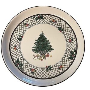 IOB Mikasa Heritage Christmas Story Round Party Platter